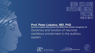Prof. Peter Lakatos, MD, PhD | Dynamics and function of neuronal oscillatory entrainment...