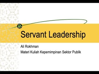 Servant Leadership