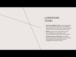 VISUALISASI DATA BI LEBIH MEMBERIKAN NILAI BISNIS... - SI205 - Analisis Proses Bisnis - Kelompok 3