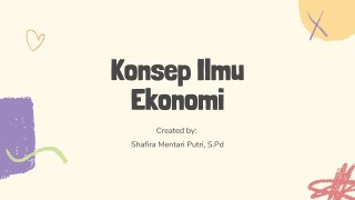 Ekonomi Kelas X Bab 1: Konsep Ilmu Ekonomi (Pertemuan 1)