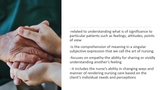 Types of Knowing in Nursing.