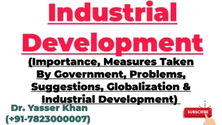 Industrial Development | Industrial Development In India | Industrialization | Economics | CUET UGC