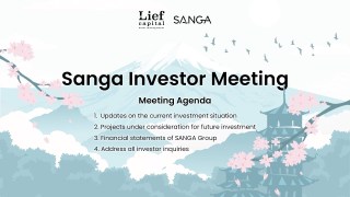 SANGA Investor Meeting I 20 Sep 2025