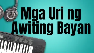 Mga Uri ng Awiting Bayan | Mga Kantahing Bayan Araling Pilipino (Types of Filipino Folk Songs)