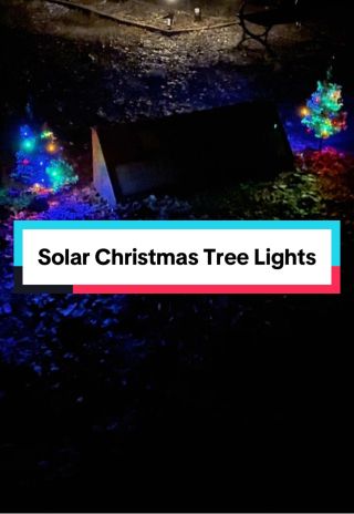 Light up your yard or any space this holiday season! 🎄✨ This 4-pack of solar-powered Christmas tree lights charges all day in the sun and shines bright all night—perfect for pathways, driveways, and gardens. No wires, no hassle, just festive magic 