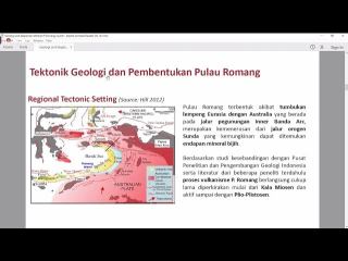 Geologi dan Eksplorasi Sumber Daya Mineral di Pulau Romang - Yoseph C. A. Swamidharma