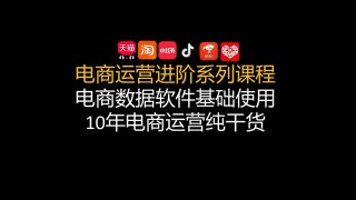 【电商进阶篇】数据软件的使用和常见运用场景 10年电商运营牛马白话版 天猫淘宝小红书抖音京东电商运营课程-【电商小白进阶篇】数据软件的使用和常见运用场景 10年电商运营牛马白话版 天猫淘宝小红书抖音京东电商运营课程
