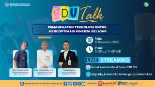 (2025) EDU Talk Seri 35: Pemanfaatan Teknologi untuk Mengoptimasi Kinerja Belajar