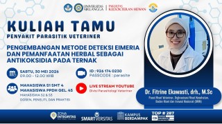Kuliah Tamu Dr. Fitrine Ekawasti, drh., M.Sc - 30 Mei 2026