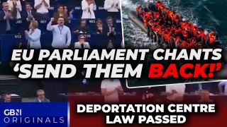 'Send them BACK!' EU parliament ERUPTS over migrant detention law as Starmer HUMILIATED