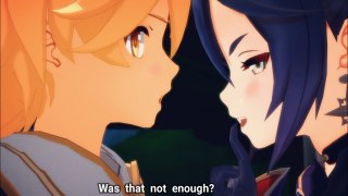 "Mona x Aether - First Kiss" l GENSHIN IMPACT Animation